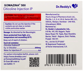 Somazina 500 Injection 2ml